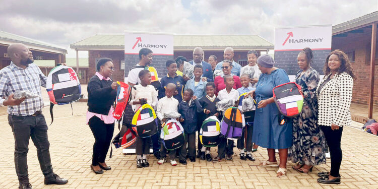 Harmony Gold Mining Company Ltd Empowers Merafong City’s Schools with School Shoes and Solar Backpacks