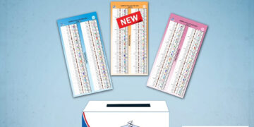 2024 Elections Voting ballot papers look
