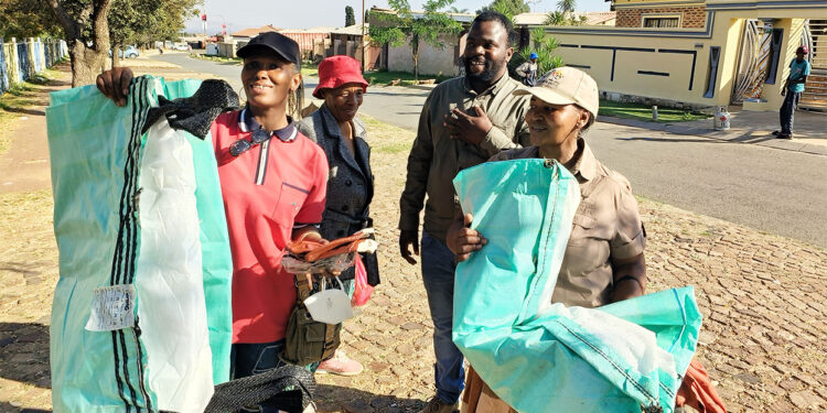 The Glass Recycling Company Supports 172 Waste Pickers in Soweto with PPE