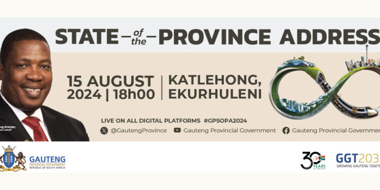 State of the Province Address by Gauteng Premier Panyaza Lesufi