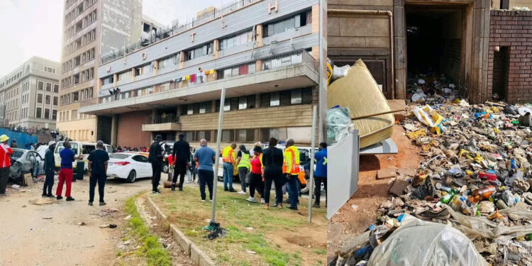 Hundreds evicted from highjacked Joburg CBD building