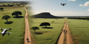 Drone technology boosts border security over festive season