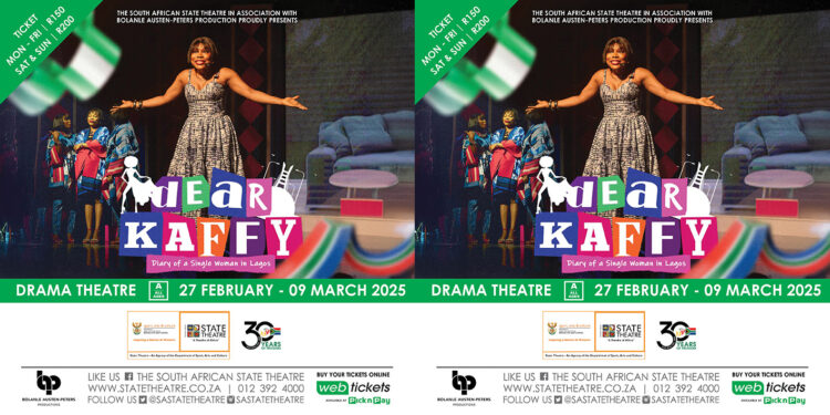 “Dear Kaffy: Diary of a Single Woman” at the South African State Theatre